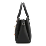 Fashion Women Tassel PU Leather Embroidery Crossbody Bag Shoulder Bag Simple Style Hand Bags - Image 4
