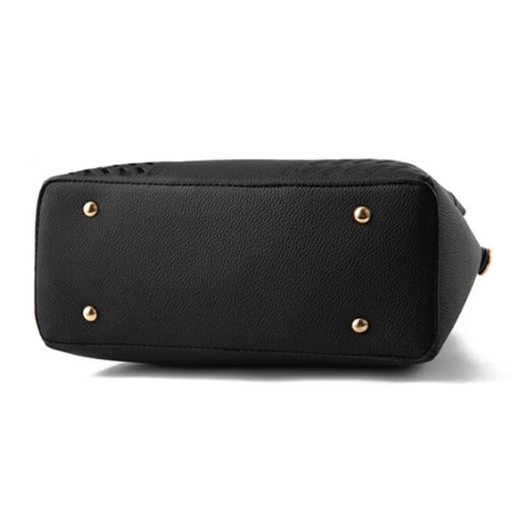 TBD0195020601B_5.webp Fashion Women Tassel PU Leather Embroidery Crossbody Bag Shoulder Bag Simple Style Hand Bags - Image 6