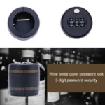 Red Wine Bottle Code Lock Bottle Cap Lock - Image 6