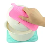 Thicken Colorful Silicone Insulation Mat European Anti-burning Pot Pad Table Waterproof Phone Pad - Image 4