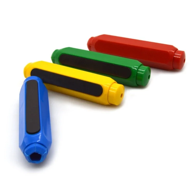TBD01958772_2.webp 10 PCS Magnetic Chalk Holder Dustless Double Spring Chalk Pen Holder Auto-adjust Chalk Clip, Ramdom Color - Image 3