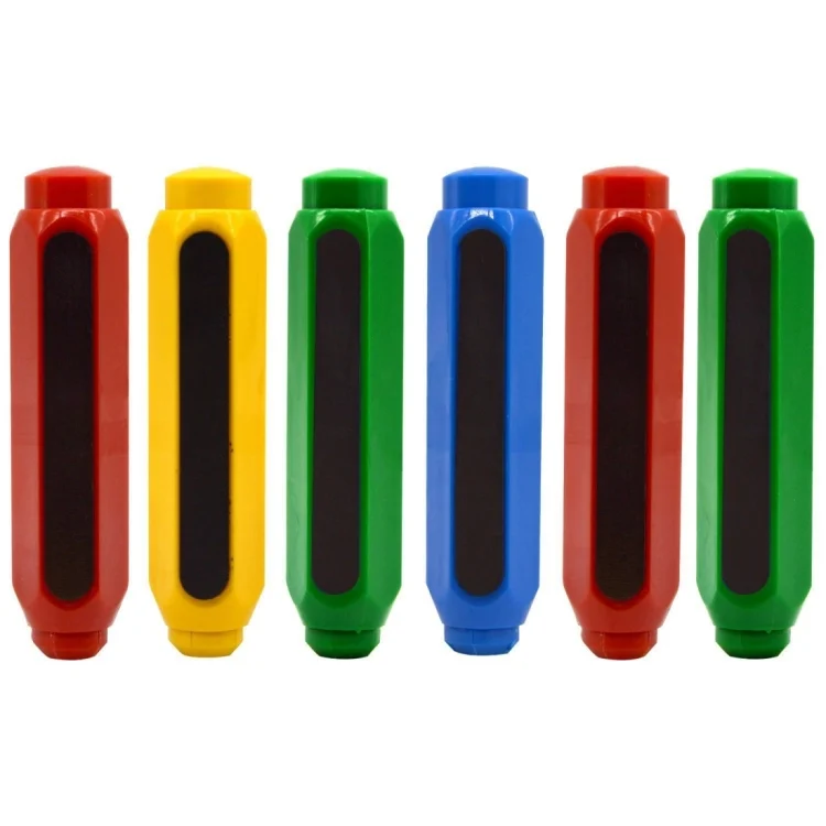 TBD01958772_4.webp 10 PCS Magnetic Chalk Holder Dustless Double Spring Chalk Pen Holder Auto-adjust Chalk Clip, Ramdom Color - Image 5