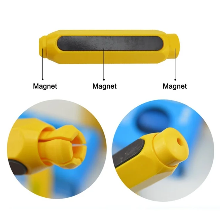 TBD01958772_7.webp 10 PCS Magnetic Chalk Holder Dustless Double Spring Chalk Pen Holder Auto-adjust Chalk Clip, Ramdom Color - Image 8