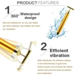 Beauty Electric Anti Wrinkle Anti-aging Firming Slimming Facial Pulse Roller Massager - Image 10