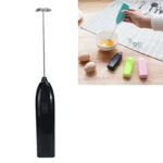 Electric Handheld Home Kitchen Egg Beater Mini Stainless Steel Egg Coffee Milk Tea Blender