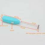 Electric Handheld Home Kitchen Egg Beater Mini Stainless Steel Egg Coffee Milk Tea Blender - Image 8