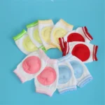 Baby Toddlers Learn To Walk Anti Slip Knee Protector Breathable Knee Pad - Image 4