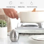 Mechanical Egg Kitchen Cooking Timer Alarm 60 Minutes Stainless Steel Kitchen Tools - Image 8