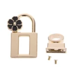Plum Blossom Twist Lock Zinc Alloy Luggage Accessories - Image 5