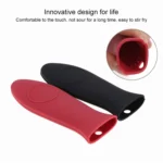 Silicone Pot Holder Handle Anti Slip Cover for Kitchen Thick Soft Pot Handle - Image 4
