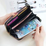 Cat Pattern Coin Purse Leisure Wallet Card Holders Handbag PU Leather Woman Wallet - Image 3