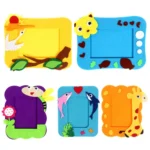 3 PCS Nonwovens Cartoon Animal Photo Frame - Image 4
