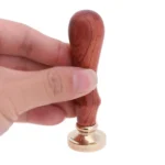 Letters Pattern Sealing Wax Paint Seal Vvintage Printing Letter Envelope Postcard Gift Seal Printing Wooden Handle Wax,Random Letter Delivery - Image 2