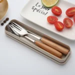 3 in 1 Spoon Chopsticks Fork Cutlery Set Three-piece Creative Work Students Portable Tableware - Image 6