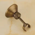 Solid Brass Shower Hook Base Bracket Bathroom Shower Accessories - Image 3