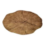 2 PCS Wood Placement Table Mats Tableware Pad Lotus Shape Tea Cup Bowl Decoration - Image 3