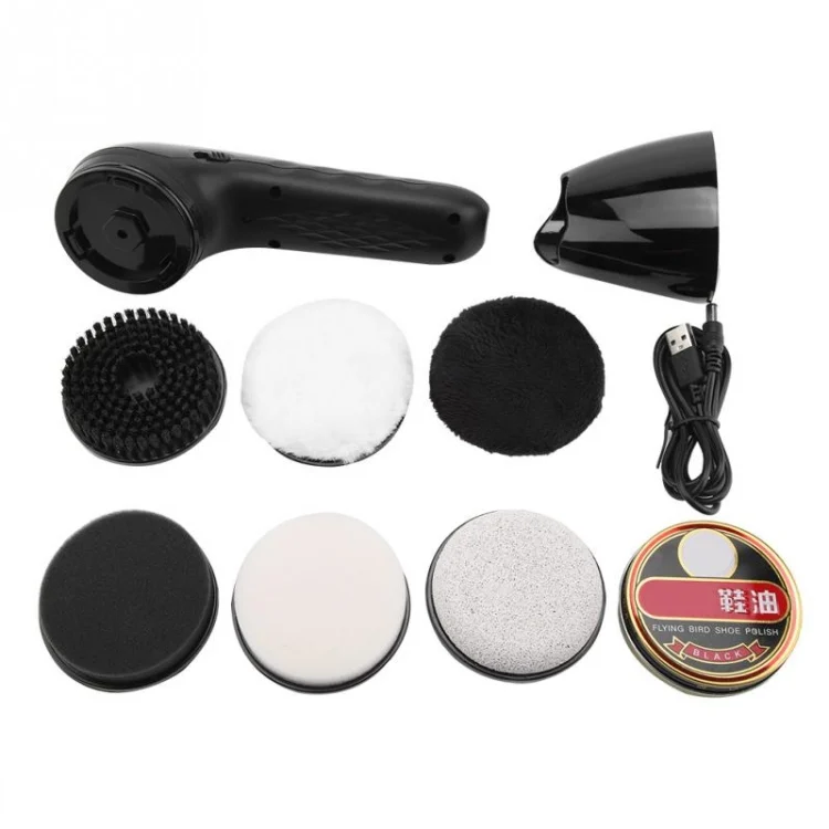 TBD0199105901A_4.webp USB Rechargeable Electric Shoe Shine Multifunctional Handheld Leather Shoe Washer Care Shine - Image 5