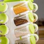 16pcs / Set Seasoning Cans Pepper Salt Cruet Plastic Bottle Kitchen Spice Jar Pepper Shaker Box Spice Rack Set - Image 4
