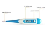 2 PCS LCD Electronic Digital Baby Thermometer Waterproof Soft Tip Medicine Home Temperature for Kids Adult Mouth Body Fever - Image 4