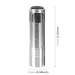 2 PCS Nail Dryer Mini LED Flashlight UV Lamp Portable For Nail Gel Fast Dryer - Image 3