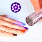 2 PCS Nail Dryer Mini LED Flashlight UV Lamp Portable For Nail Gel Fast Dryer - Image 5