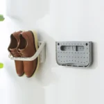 Suction Cup Multi Function Folding Wall Hanging Slippers Storage Rack - Image 5