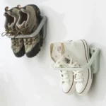 Suction Cup Multi Function Folding Wall Hanging Slippers Storage Rack - Image 6