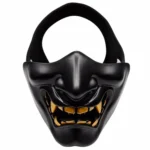 WosporT Halloween Dancing Party Grimace Half Face Tactical Mask - Image 3