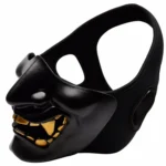 WosporT Halloween Dancing Party Grimace Half Face Tactical Mask - Image 5