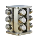 12 in 1 Stainless Steel Canister Set with Turnable Holder