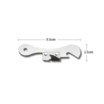 2 PCS Stainless Steel Bottle Opener Can Opener Multifunctional Kitchen Tool - Image 4