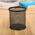 3 PCS Pen Container Holder Mesh Style Metal Pencil Holder - Image 2