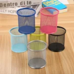 3 PCS Pen Container Holder Mesh Style Metal Pencil Holder - Image 6