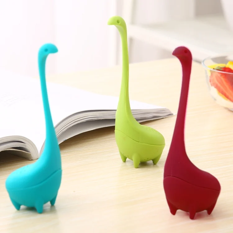 TBD0200337101A_6.webp Food Grade PP Cooking Dinosaur Infuser Loch Ness Monster Shape Heat Resistance Total Tea Strainers Teaware Coffee Tools - Image 7