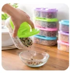 Lunch Box Food Container Plastic Portable Camping Picnic Folding Fruit Container Fridge Microwave Storage Box - Image 6