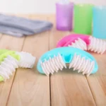 T9142 Plastic Manual Two-wheel Massager Round Handle Massager - Image 5