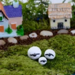 3 PCS Sheep Shape Sand Table Model Decoration Craft Landscape - Image 2