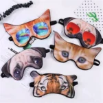3D Eye Mask Shading Sleeping Cartoon Animal Printed Eye Mask - Image 4