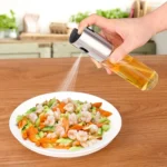Stainless Steel Glass Olive Pump Spray Bottle Oil Sauce Vinegar Bottle Oil Dispenser - Image 4
