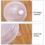 Kitchen Transparent Refrigerator Fresh-keeping Sealed Lid Microwave Oven Heating Lid Stackable Fresh Bowl Lid - Image 3