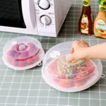 Kitchen Transparent Refrigerator Fresh-keeping Sealed Lid Microwave Oven Heating Lid Stackable Fresh Bowl Lid - Image 7