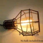 40W Grenade Retro Wrought Iron Pulley Lifting Wall Lamp Corridor Aisle Porch Wall Lamp - Image 9