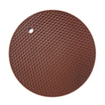 Honeycomb Silicone Round Non-slip Heat Resistant Mat, Size: 18x18x0.8cm - Image 2