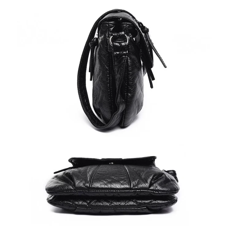 TBD0201098901A_4.webp Women Messenger Bags Soft Washed PU Leather Bag Fashion Female Purses and Handbag - Image 5