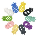 Pineapple Silicone Teether Babies Teething Pendant Nursing Soft Silicone Safe Toys for Soothe Teething Baby - Image 6
