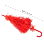 Wedding Parties Bridal Lace Cotton Umbrella Dancing Photography Prop Umbrella - Image 3