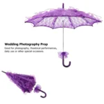 Wedding Parties Bridal Lace Cotton Umbrella Dancing Photography Prop Umbrella - Image 6