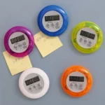 Round Magnetic Digital Countdown Timer Alarm Stand Kitchen Timer Cooking Alarm Clock - Image 6