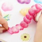 Flower Petals Tape Decorative Masking Tape Scrapbooking Diary Paper Stickers Size: 4.0x3.5cm - Image 3