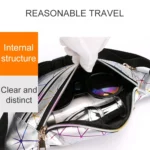Laser Pattern PU Leather Waist Bags Women Fanny Pack Single Shoulder Bag - Image 6
